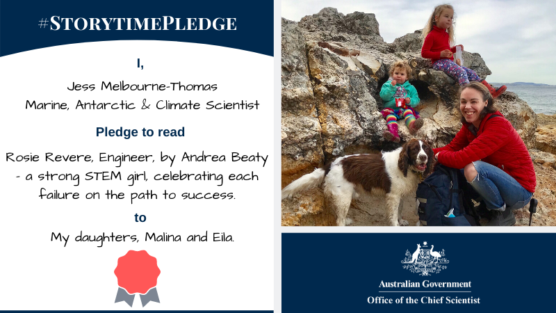 Jess Melbourne Thomas Storytime Pledge