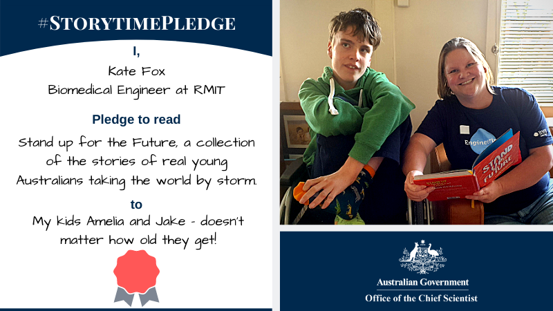 Kate Fox storytime pledge