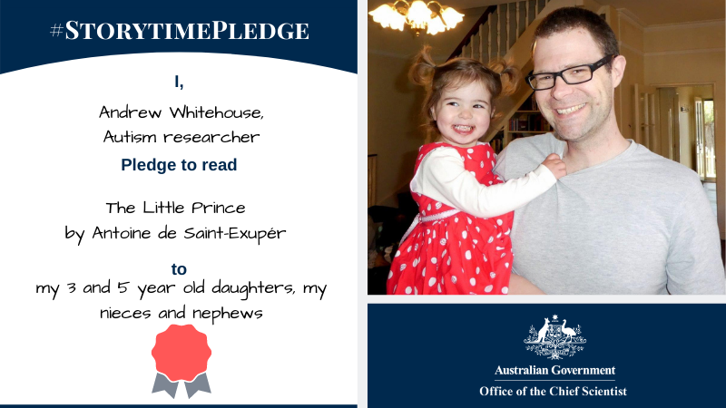 Storytime Pledge - Prof Andrew Whitehouse | Chief Scientist