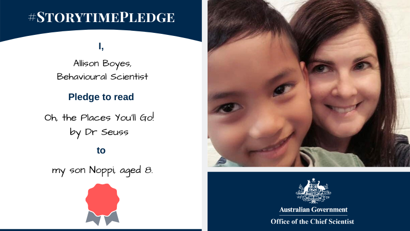 Allison Boyes Storytime Pledge