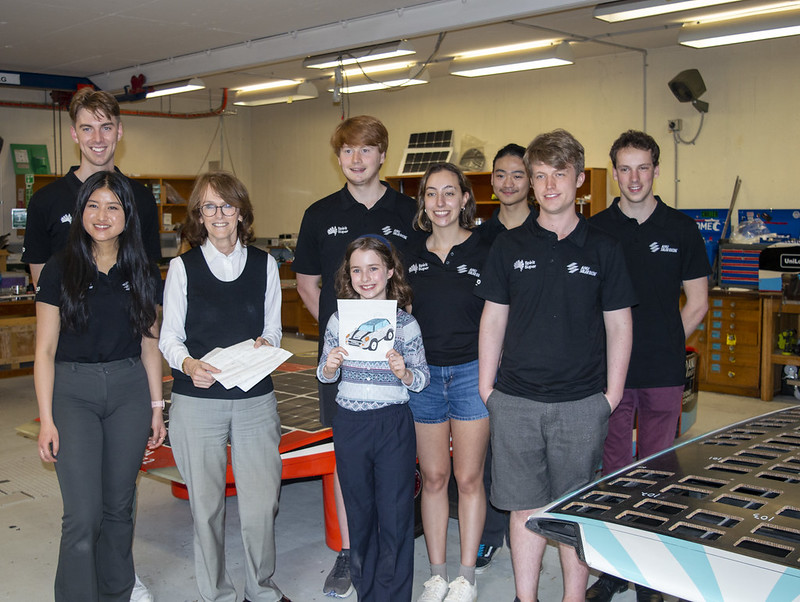 ANU Solar Racing, Dr Foley and Evelyn Fox