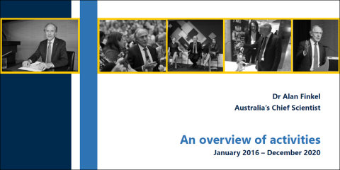 Cover of Overview of Chief Scientist's Term 2016-2020