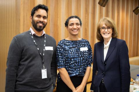 SPF fellows with Dr Cathy Foley
