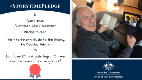 Alan Finkel 2020 Storytime Pledge