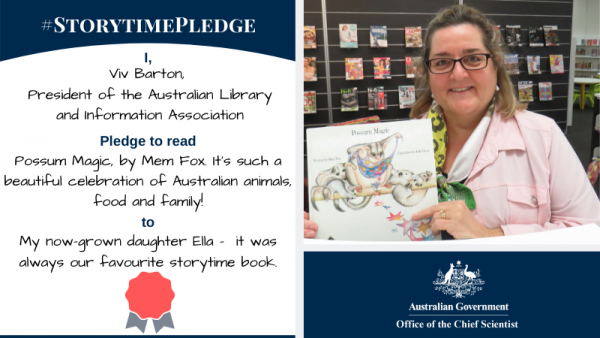 Viv Barton Storytime pledge