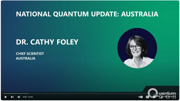 Introductory YouTube slide to Dr Foley's National Quantum Update
