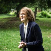 Dr Cathy Foley pictured outdoors