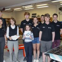 ANU Solar Racing, Dr Foley and Evelyn Fox