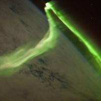 An Aurora Australis observed from the International Space Station